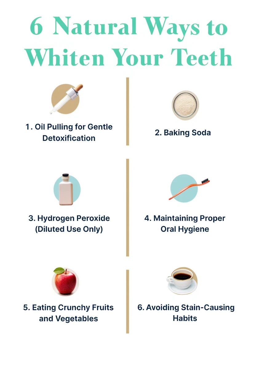 6 ways to whiten teeth naturally