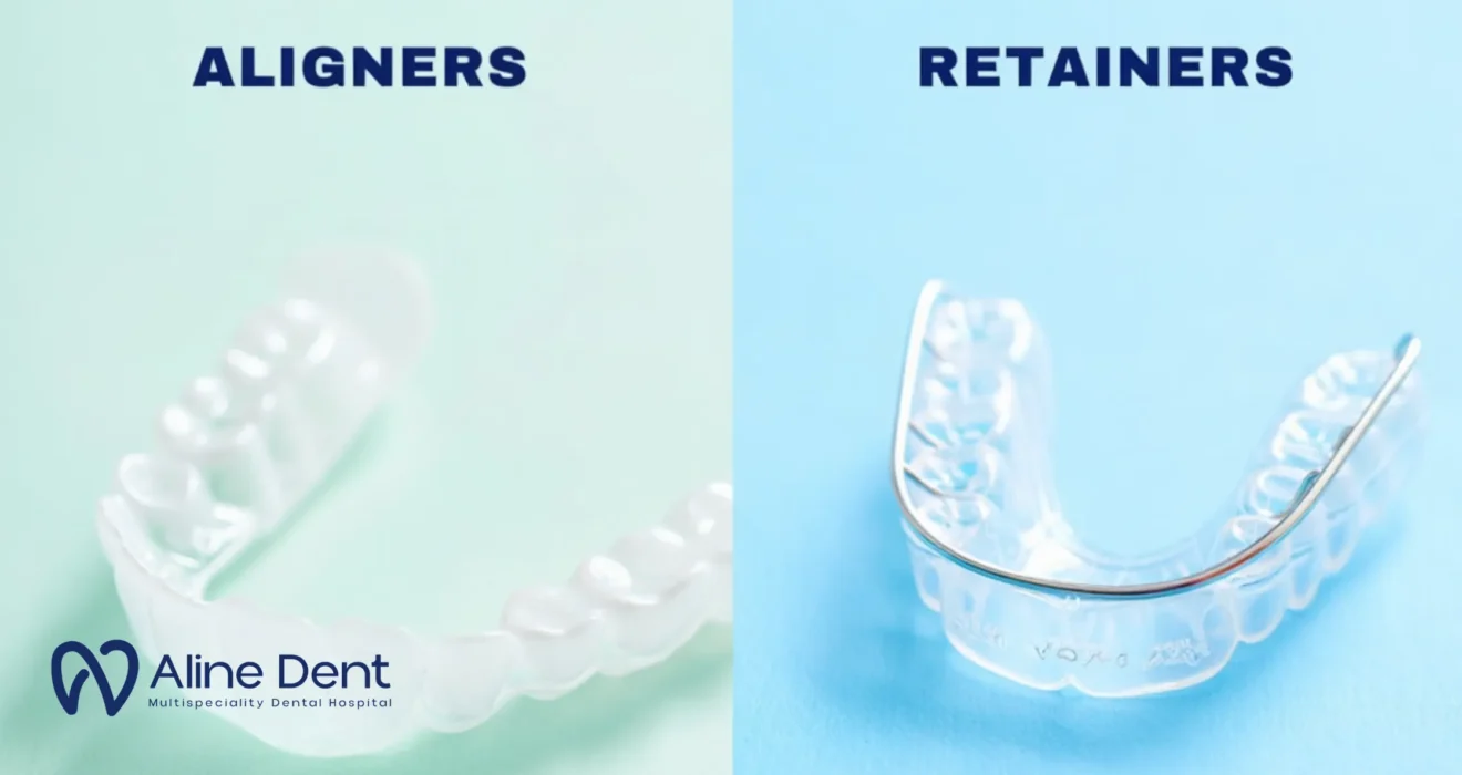 Aligners vs Retainers difference