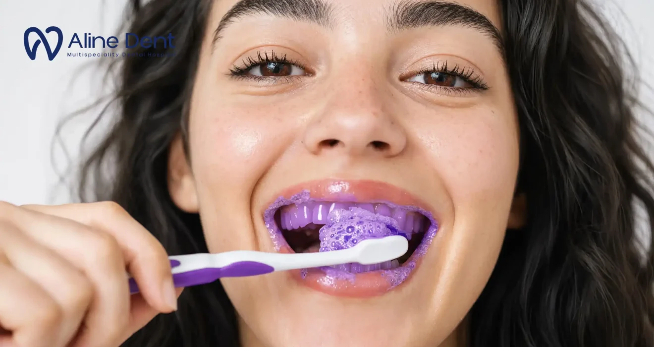 Purple Teeth Whitening